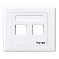 MOLEX FACE PLATE DOUBLE